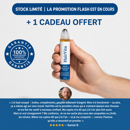 Sérum roll-on pour la croissance capillaire avancée